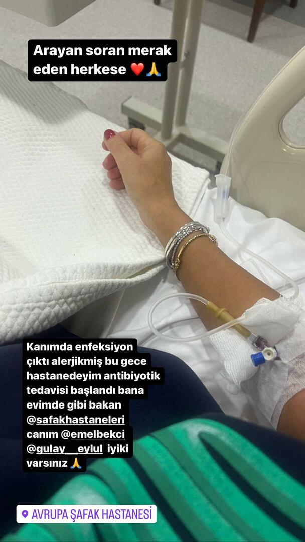 Ozlem Yildiz har en infektion i sit blod