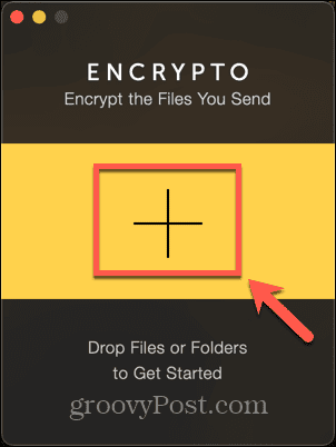 kryptering plus ikon