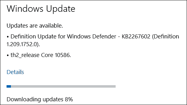 Windows 10 PC Preview Build 10586 nu tilgængelig