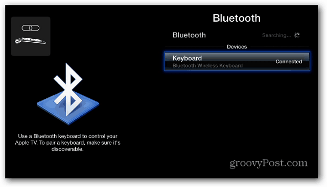 Sådan forbindes et Bluetooth-tastatur til Apple TV