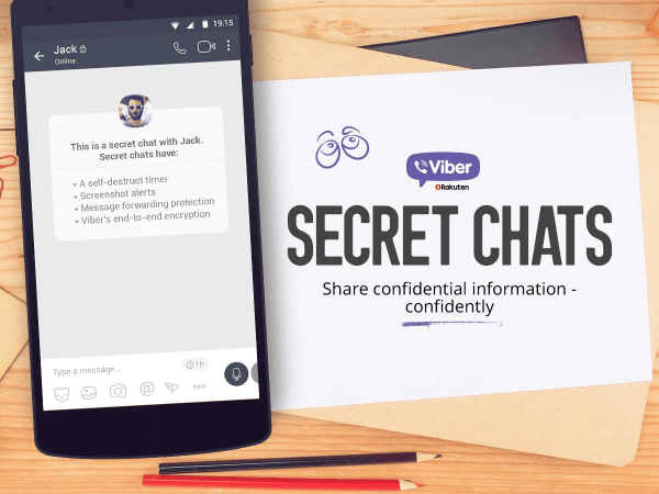 Mobile messaging-app, Viber, udgav en Snapchat-lignende opdatering til sin tjeneste kaldet Secret Chats.