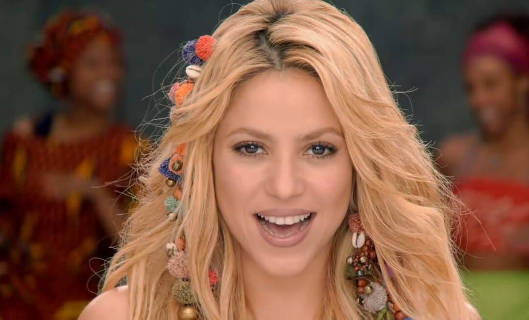 Begivenhedsdeling fra Shakira! Fejret ved at skrive 'Afrika'!