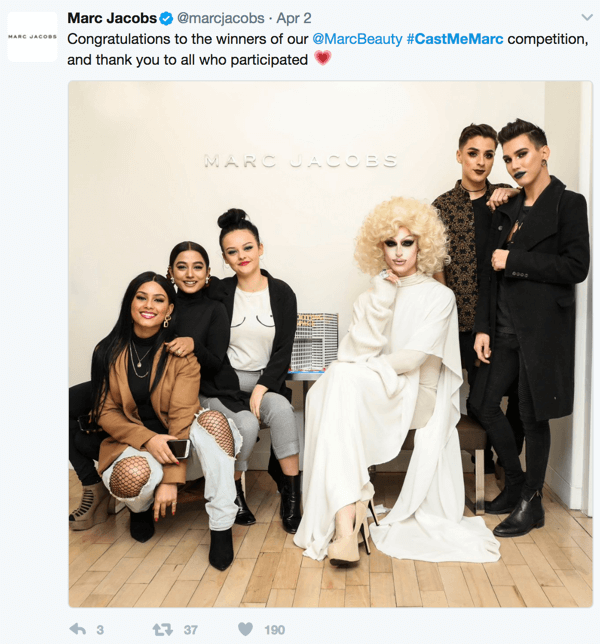 Marc Jacobs bygger samfund gennem sin #castmemarc-kampagne. 