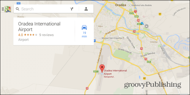 Google Maps gemmer kort