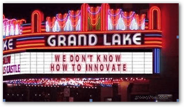 vi ved ikke, hvordan man innoverer