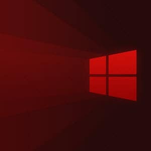 Windows 10 logo Rød