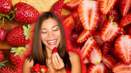 Slankende jordbærhavre kost! Tager jordbær vægt, hvor mange kalorier? Vægttab jordbær detox