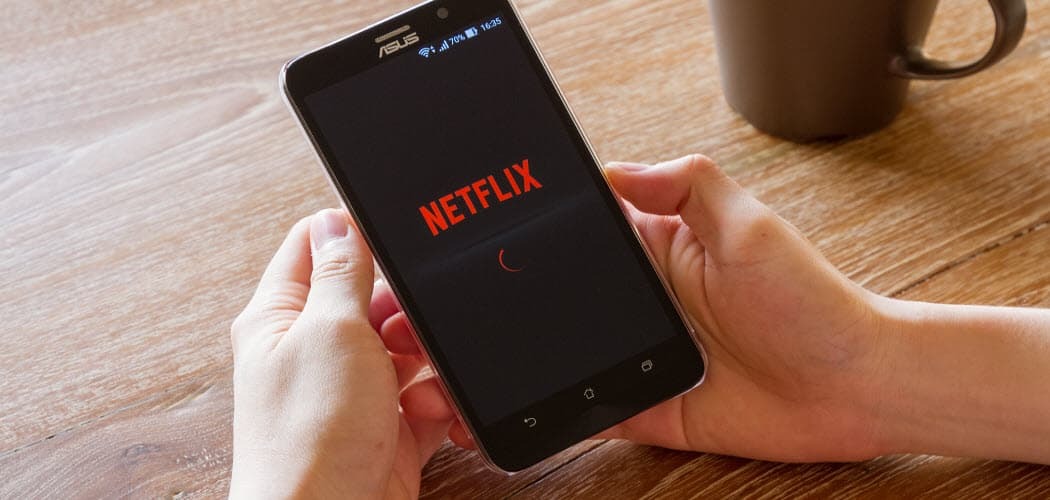 Begræns mængden af ​​data, som Netflix bruger, når du ser fra din telefon