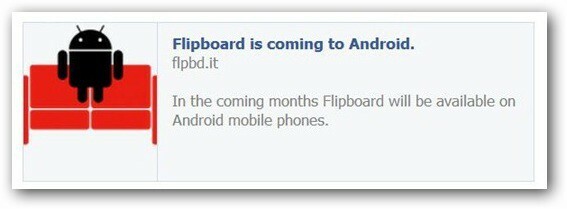 Flipboard til Android kan nu være din