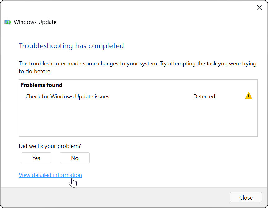 Windows Update fejlfinding