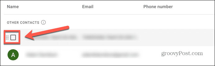 gmail afkrydsningsfeltet