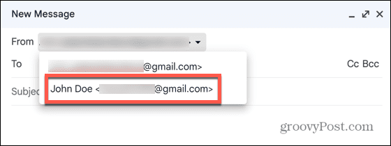 gmail vælg alias