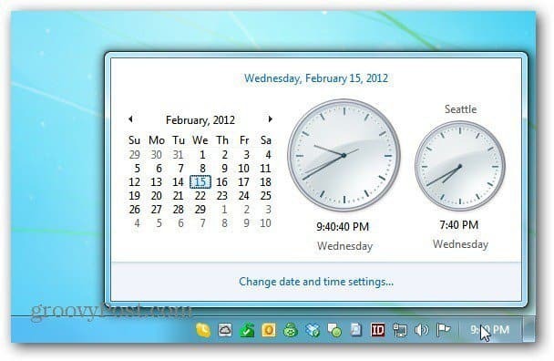 Windows-kalenderur