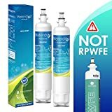 Waterdrop NSF 53 & 42-certificeret køleskabsvandfilter, kompatibel med GE RPWF (ikke RPWFE), avanceret, pakke med 2