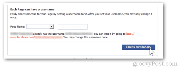 facebook-sideindstillinger brugernavn ændre brugernavn hver side kan have et brugernavn side navn tjek tilgængelighed