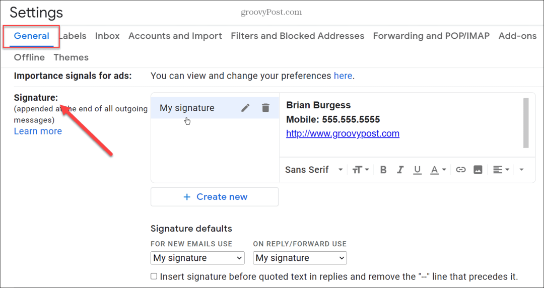 Føj et billede til din Gmail-signatur