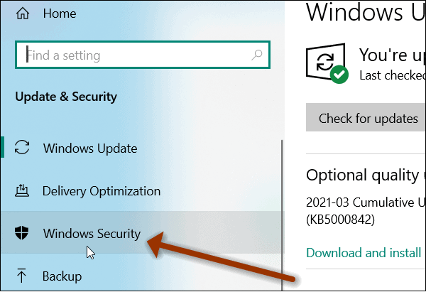 windows sikkerhed