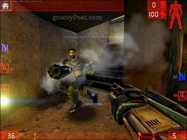 Et screenshot af det originale Unreal Tournament-spil