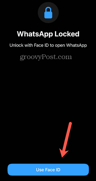 whatsapp brug ansigts-id