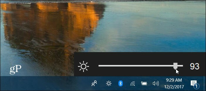 Lys skyder Windows 10