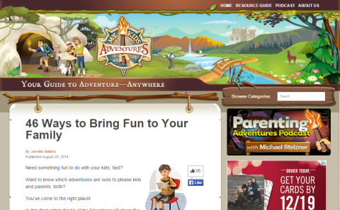 My Kids 'Adventures blev lanceret i 2013. 