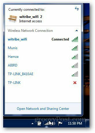 WiFi-adgangskode 1