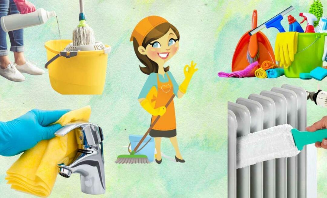 Hvordan laver man et semesterhus rengøring? Hvor starter semesterrengøringen?