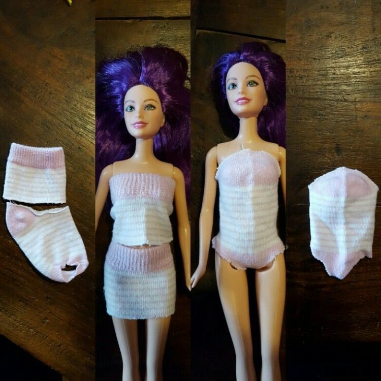 Hvordan syr man tøj til Barbie-dukker? Nem og praktisk babykjole-syning