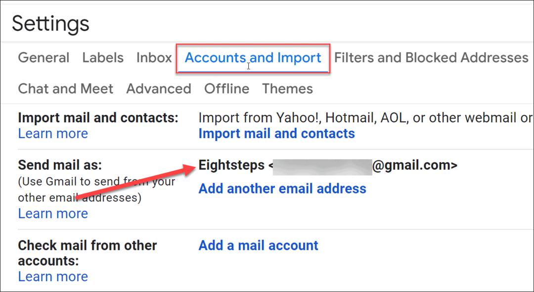 Sådan ændres navn i Gmail