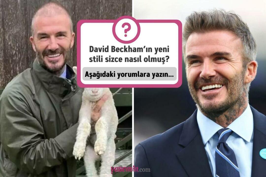 Hvad synes du om David Beckhams forvandling?