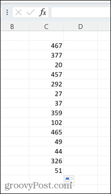 excel tilfældige tal