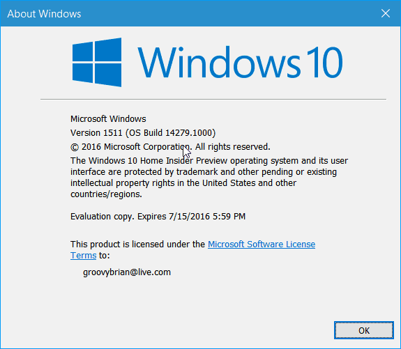 Windows 10 Redstone Build 14279 Udgivet til insidere, her er hvad der er nyt