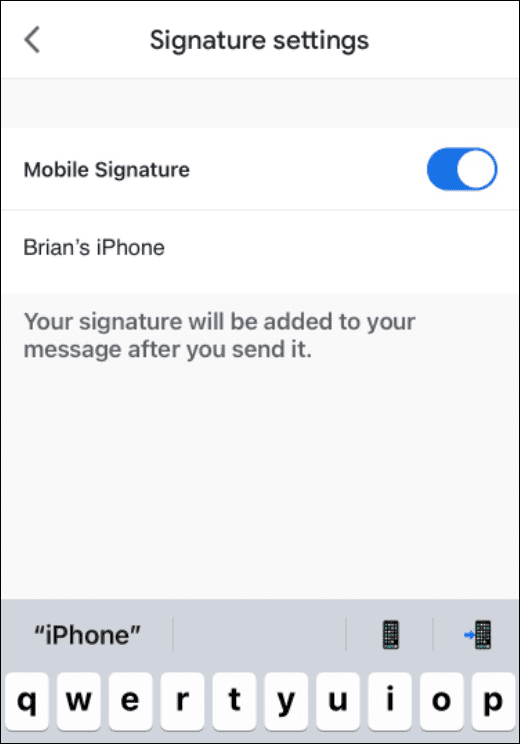  ny signatur iphone