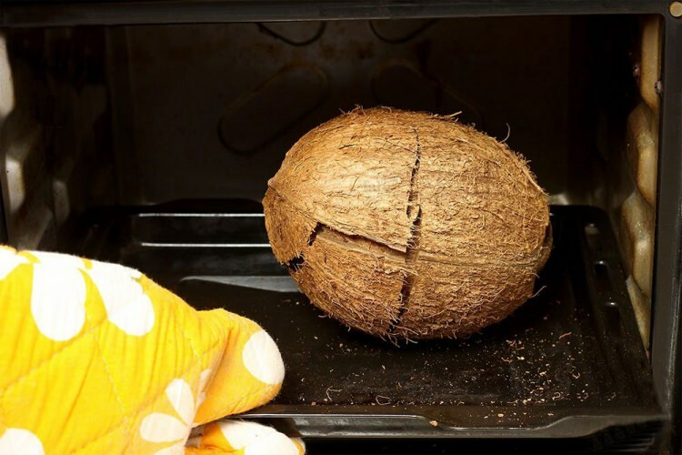 Hvordan skærer jeg kokosnød?