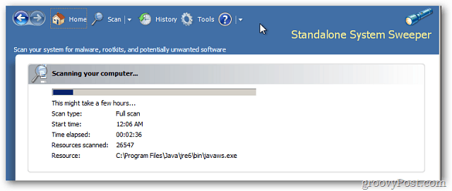 Microsoft Standalone System Sweeper er en Rootkit Analyzer til Windows