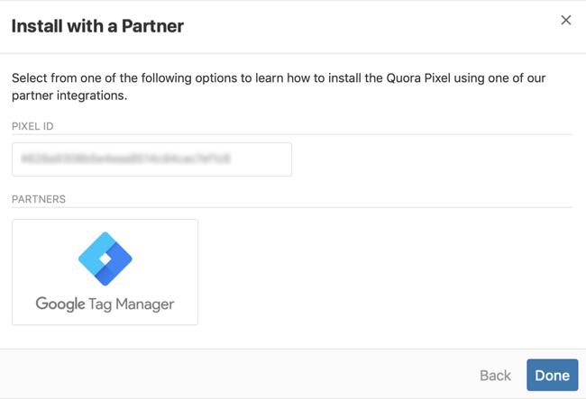 trin 3 i, hvordan du installerer Quora-pixel med Google Tag Manager
