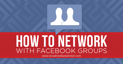 netværk med facebook-grupper