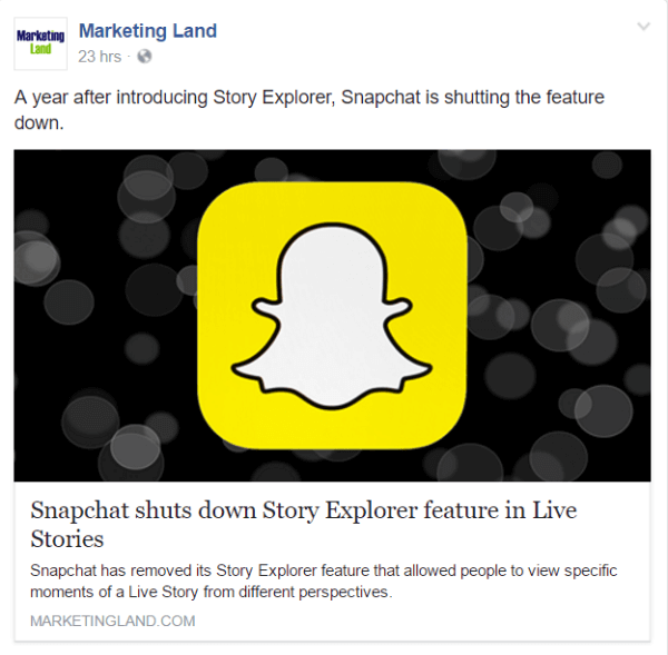 Snapchat lukker Story Explorer-funktionen i Live Stories.