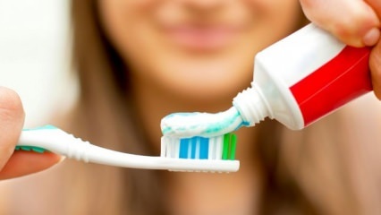 Områder, hvor du kan bruge tandpasta 