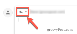 Valg af en svartype i Gmail