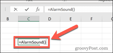 excel test alarm lyd