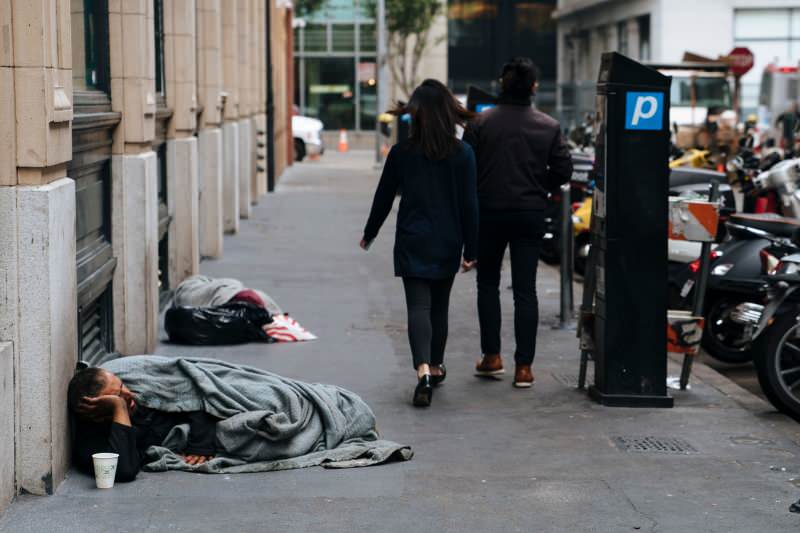 Antallet af hjemløse stiger i Hollywood på grund af korona
