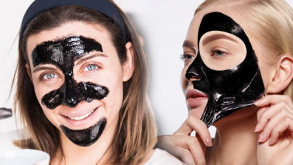 Hvad er fordelene ved en sort maske? Hvordan påføres en sort maske på huden?