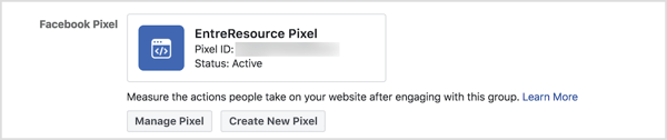 Evnen til at bruge Facebook-pixel med grupper er en ny funktion i 2018.