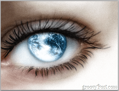 Adobe Photoshop Basics - Human Eye tilføj filter for kunstnerisk look
