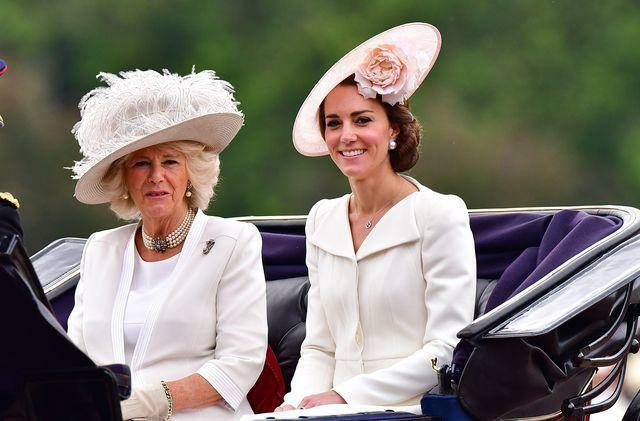 Konge af England III. Charles' kone Camilla og Kate Middleton