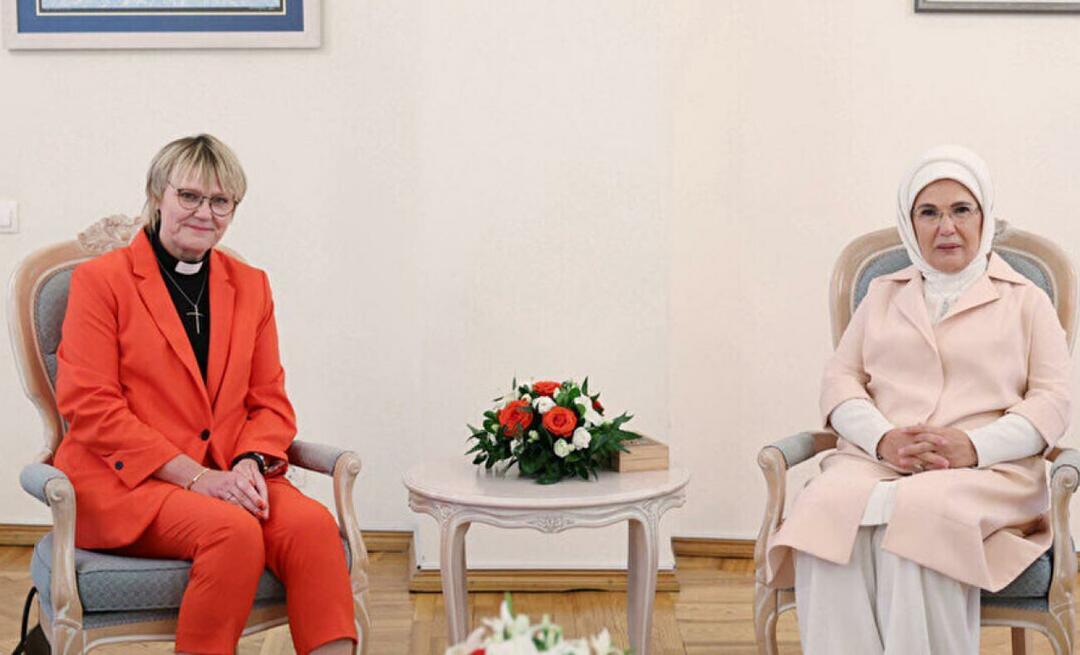 Tillykke til Emine Erdoğan fra Birgitta Ed, hustru til den svenske premierminister Ulf Kristersson!