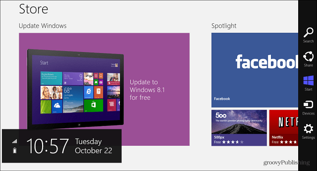 opdatering til Windows 8.1