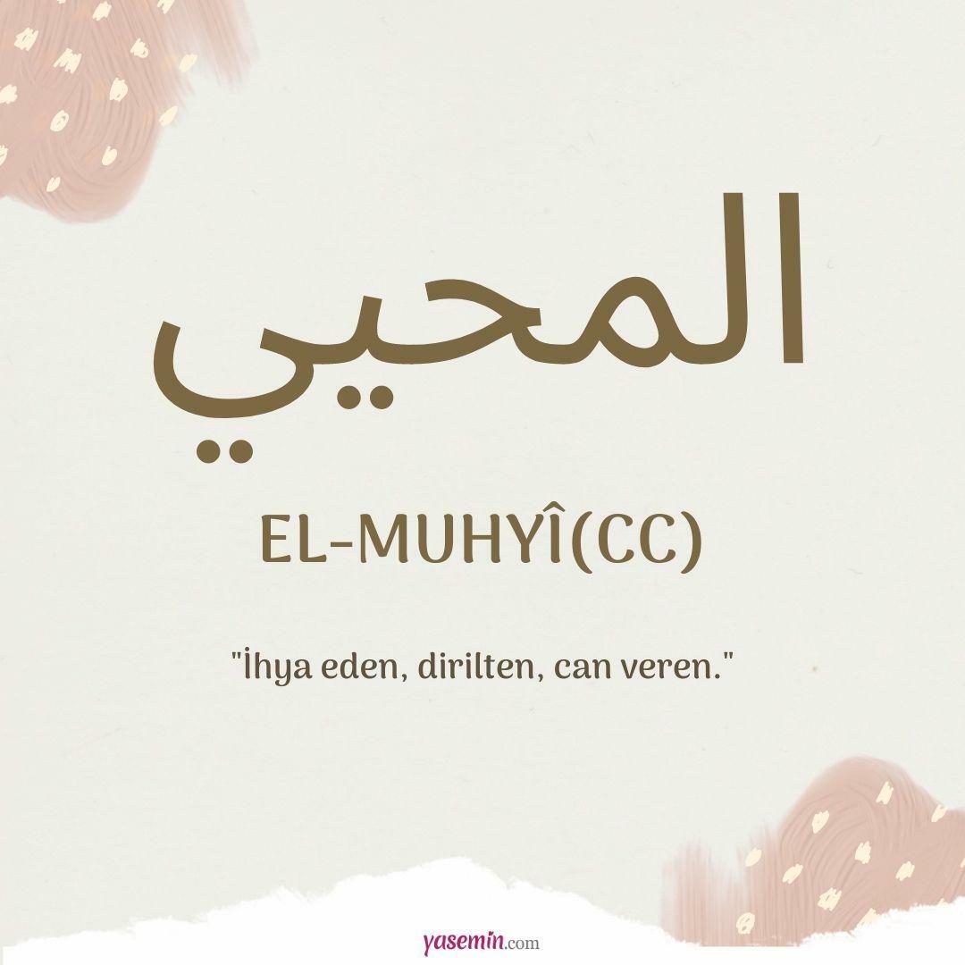 Hvad betyder al-Muhyi (cc)?