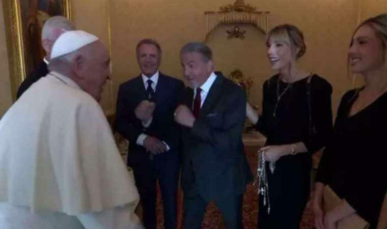 Interessant dialog mellem Sylvester Stallone og pave Frans